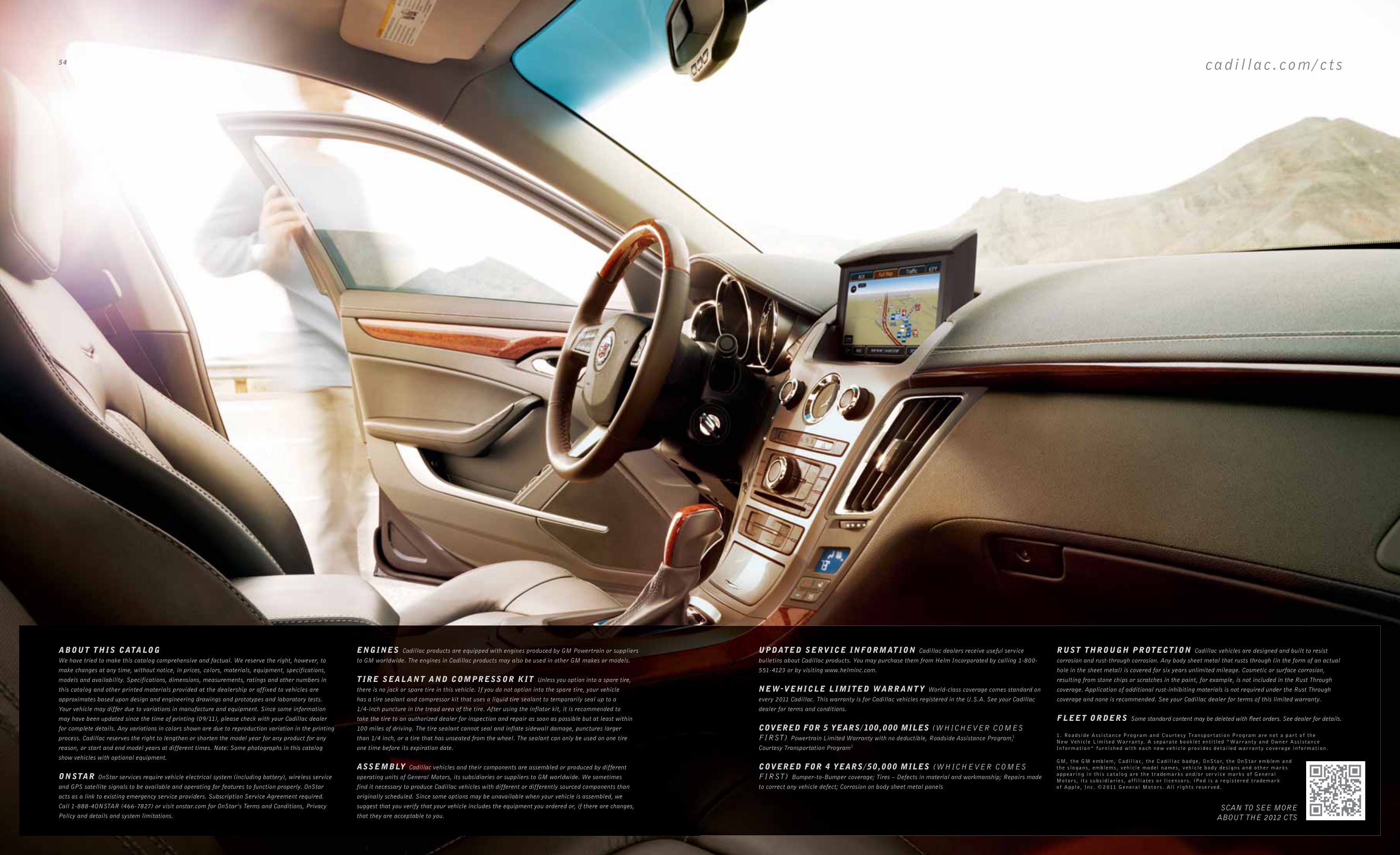 2012 Cadillac CTS Brochure Page 11